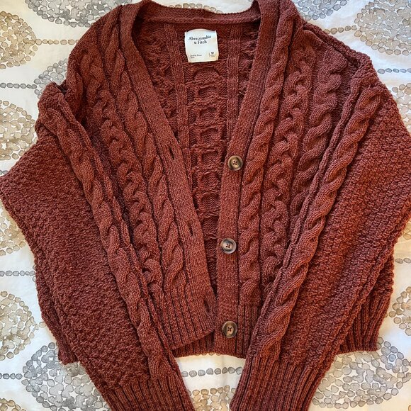 Abercrombie and Fitch Burnt Orange Sweater - Picture 4 of 5